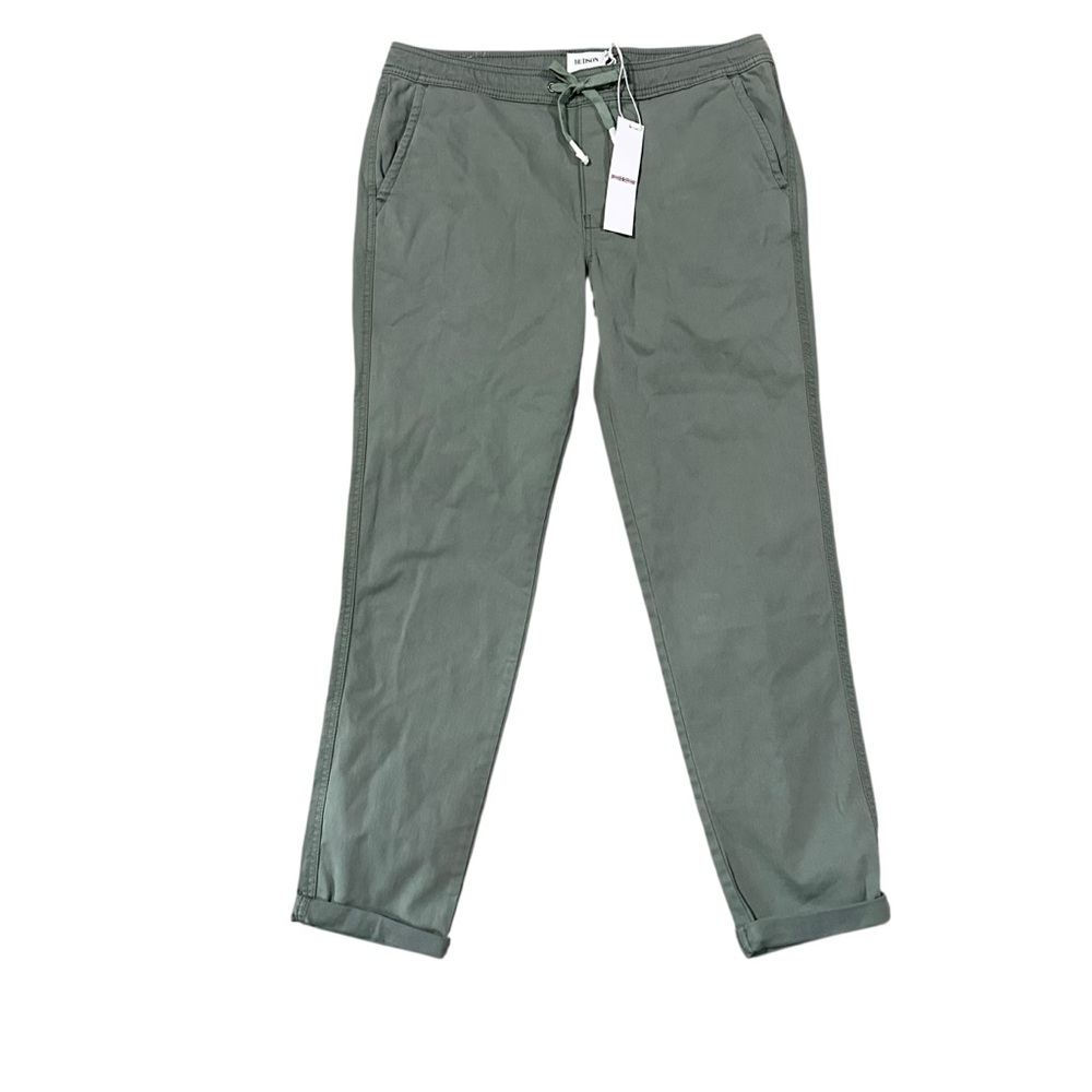 Hudson Track Trouser Rolled Cuff Green Drawstring Pants Men’s Size Medium NWT